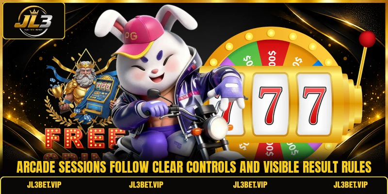 Arcade sessions follow clear controls and visible result rules Arcade sessions follow clear controls and visible result rules