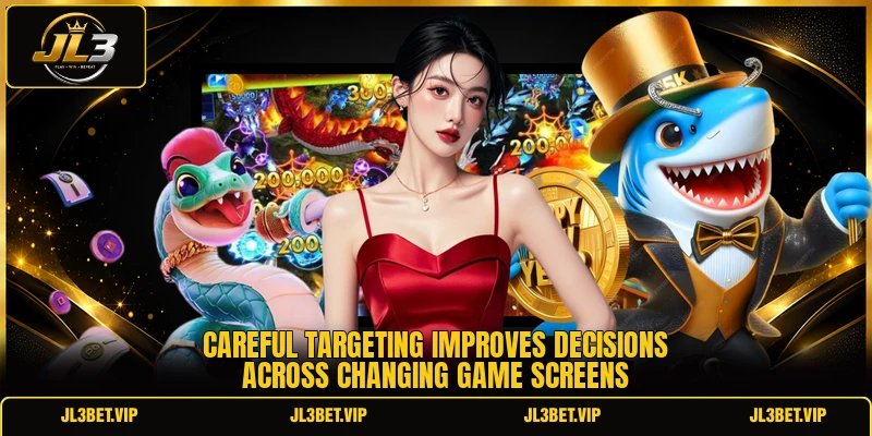 Careful targeting improves decisions across changing game screens Careful targeting improves decisions across changing game screens