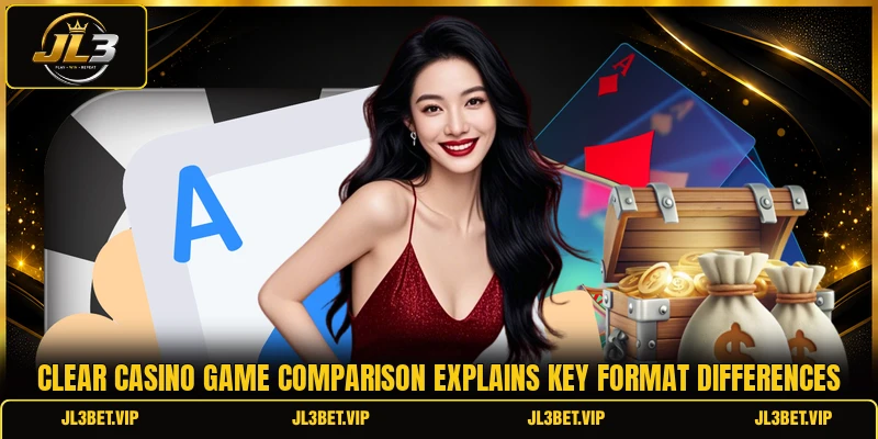 Clear casino game comparison explains key format differences Clear casino game comparison explains key format differences