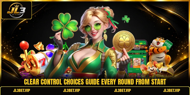 Clear control choices guide every round from start Clear control choices guide every round from start