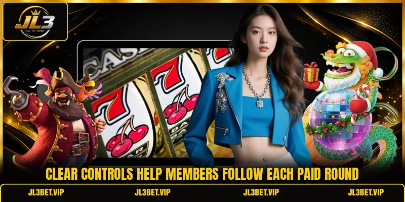 Clear controls help members follow each paid round Clear controls help members follow each paid round