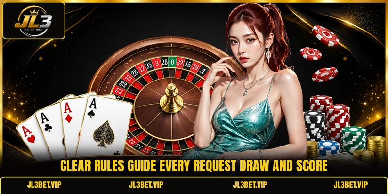 Clear rules guide every request draw and score Clear rules guide every request draw and score