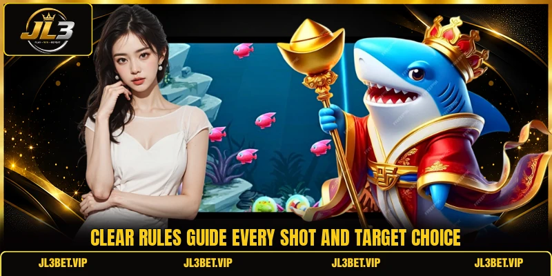 Clear rules guide every shot and target choice Clear rules guide every shot and target choice