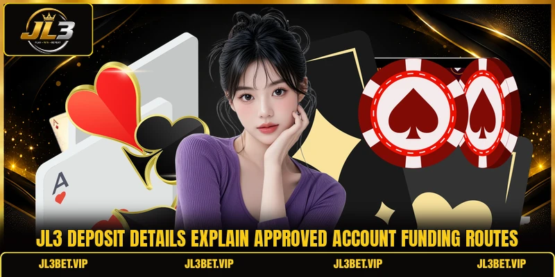 JL3 deposit details explain approved account funding routes JL3 deposit details explain approved account funding routes