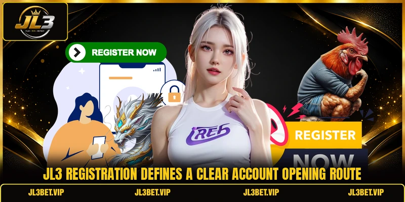 JL3 registration defines a clear account opening route JL3 registration defines a clear account opening route
