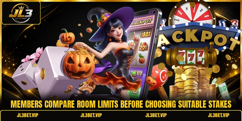 Members compare room limits before choosing suitable stakes Members compare room limits before choosing suitable stakes