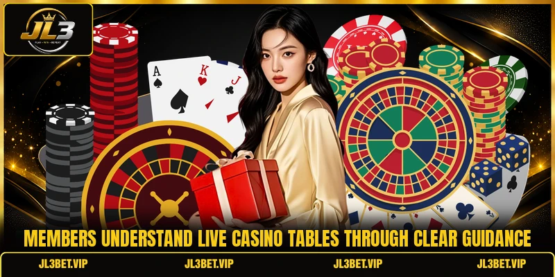Members understand live casino tables through clear guidance Members understand live casino tables through clear guidance