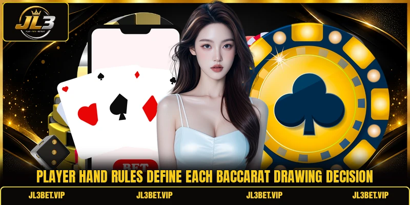 Player hand rules define each baccarat drawing decision Player hand rules define each baccarat drawing decision